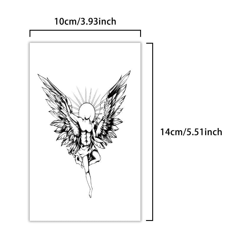 Alas divinas – Tatuaje Semi Permanente