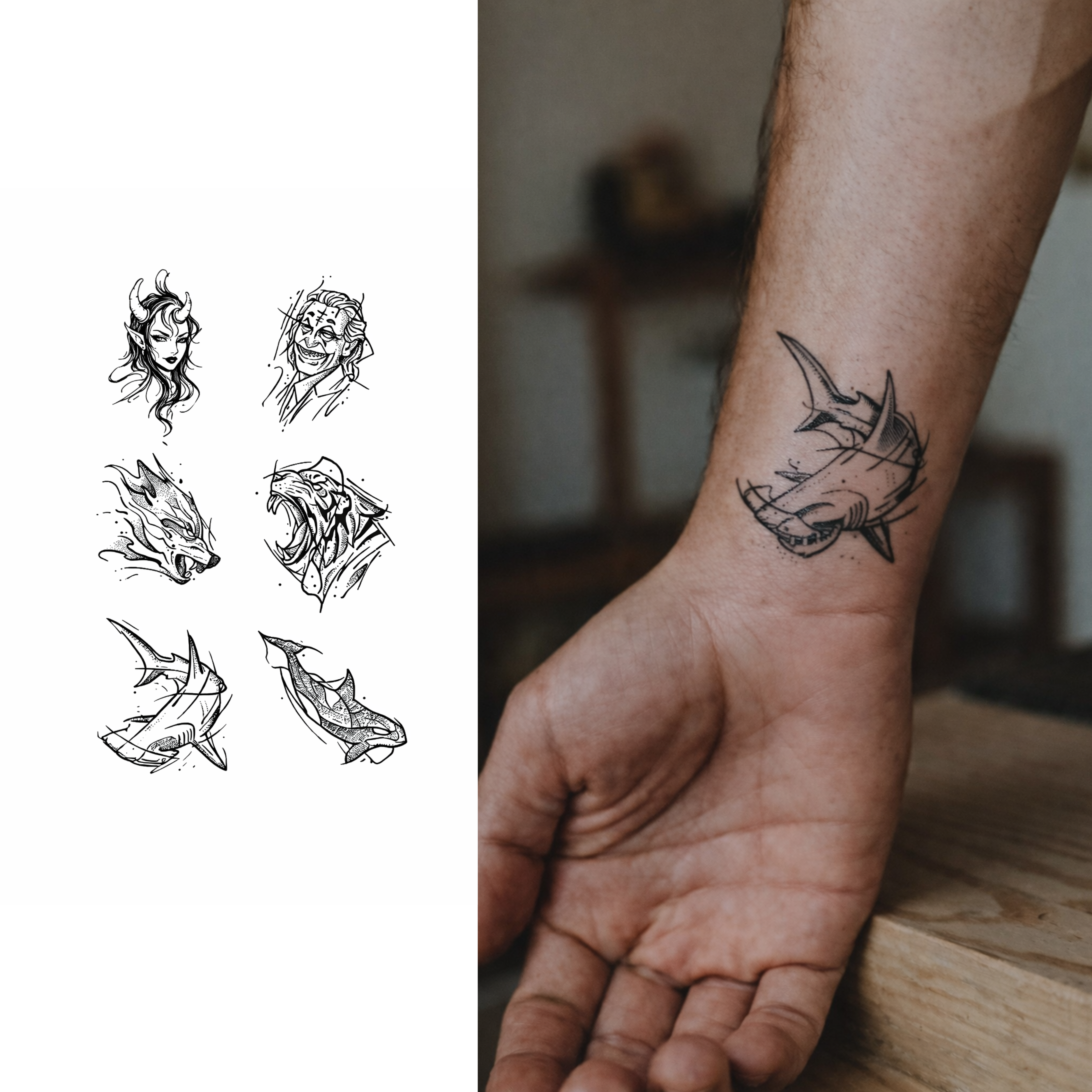 Instinto salvaje – Tatuaje Semi Permanente