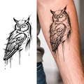 Búho – Tatuaje Semi permanente