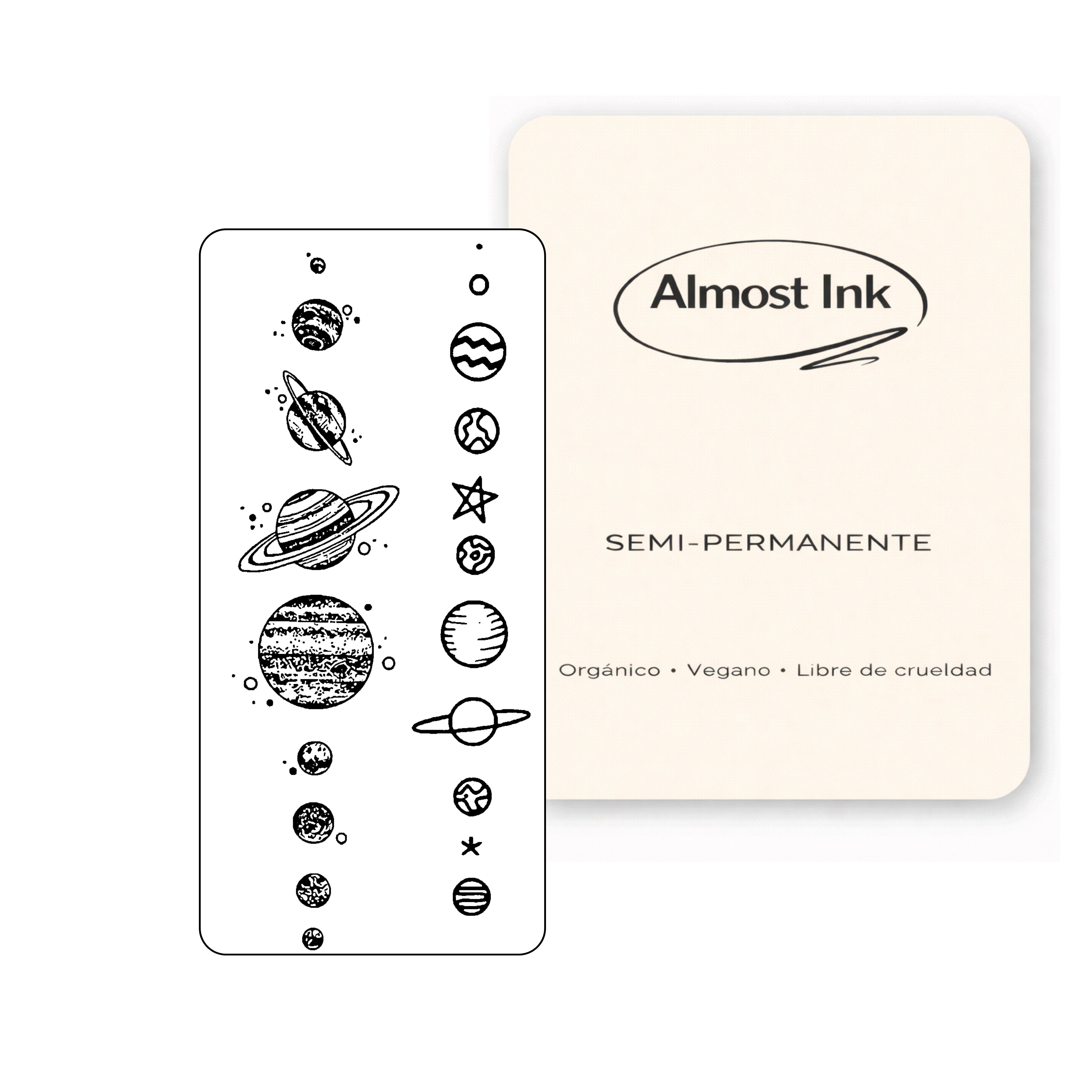 Planetas – Tatuaje Semi Permanente