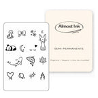 (14 tatuajes) Animales tiernos – Tatuaje Semi Permanente