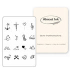 (16 tatuajes) Felicidad – Tatuaje Semi Permanente