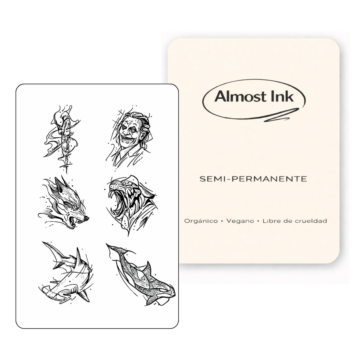 Bocetos de animales – Tatuaje Semi Permanente