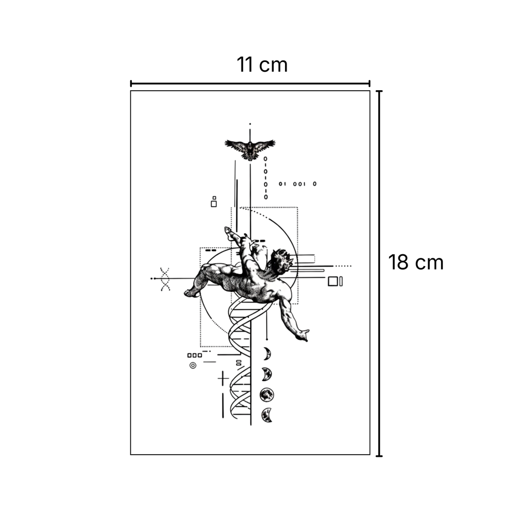Ángel ADN – Tatuaje Semi Permanente