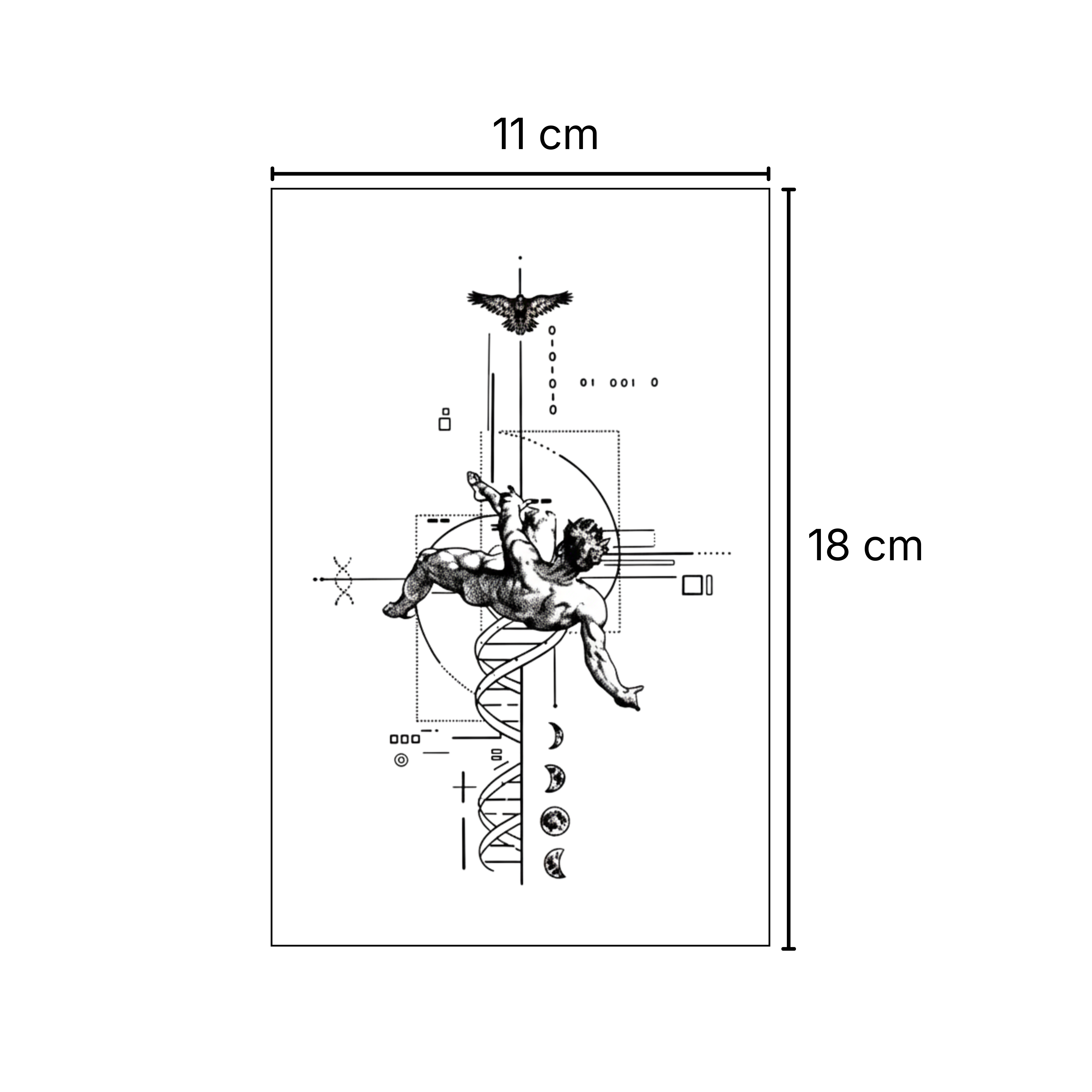 Ángel ADN – Tatuaje Semi Permanente
