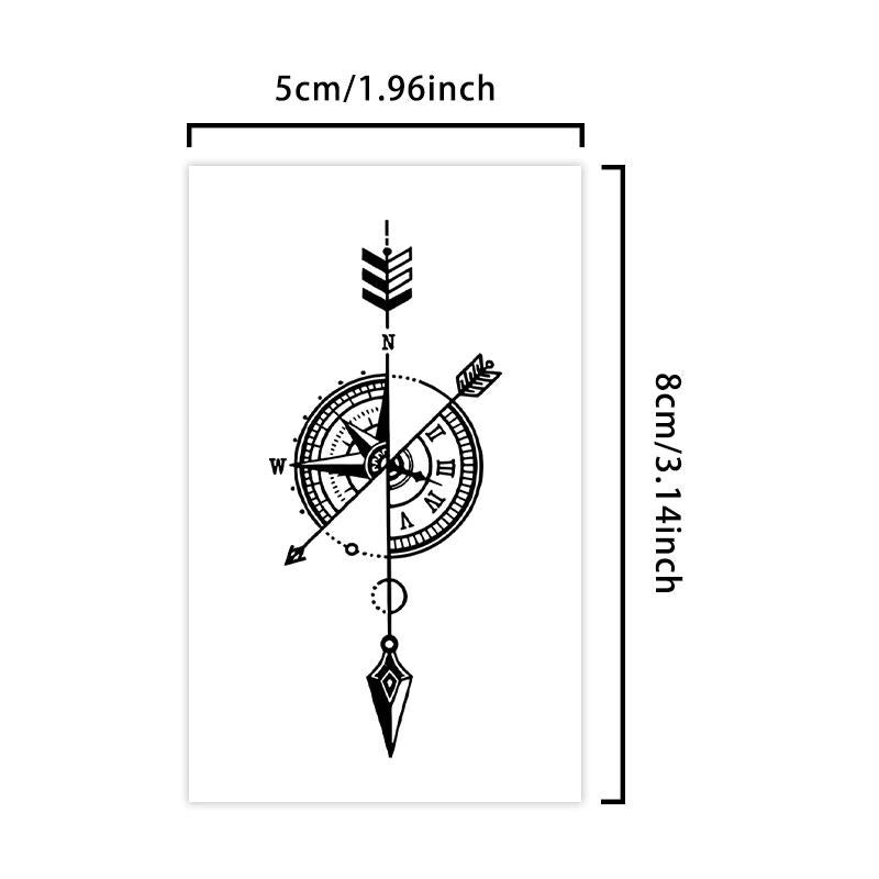 Brújula – Tatuaje Semi Permanente