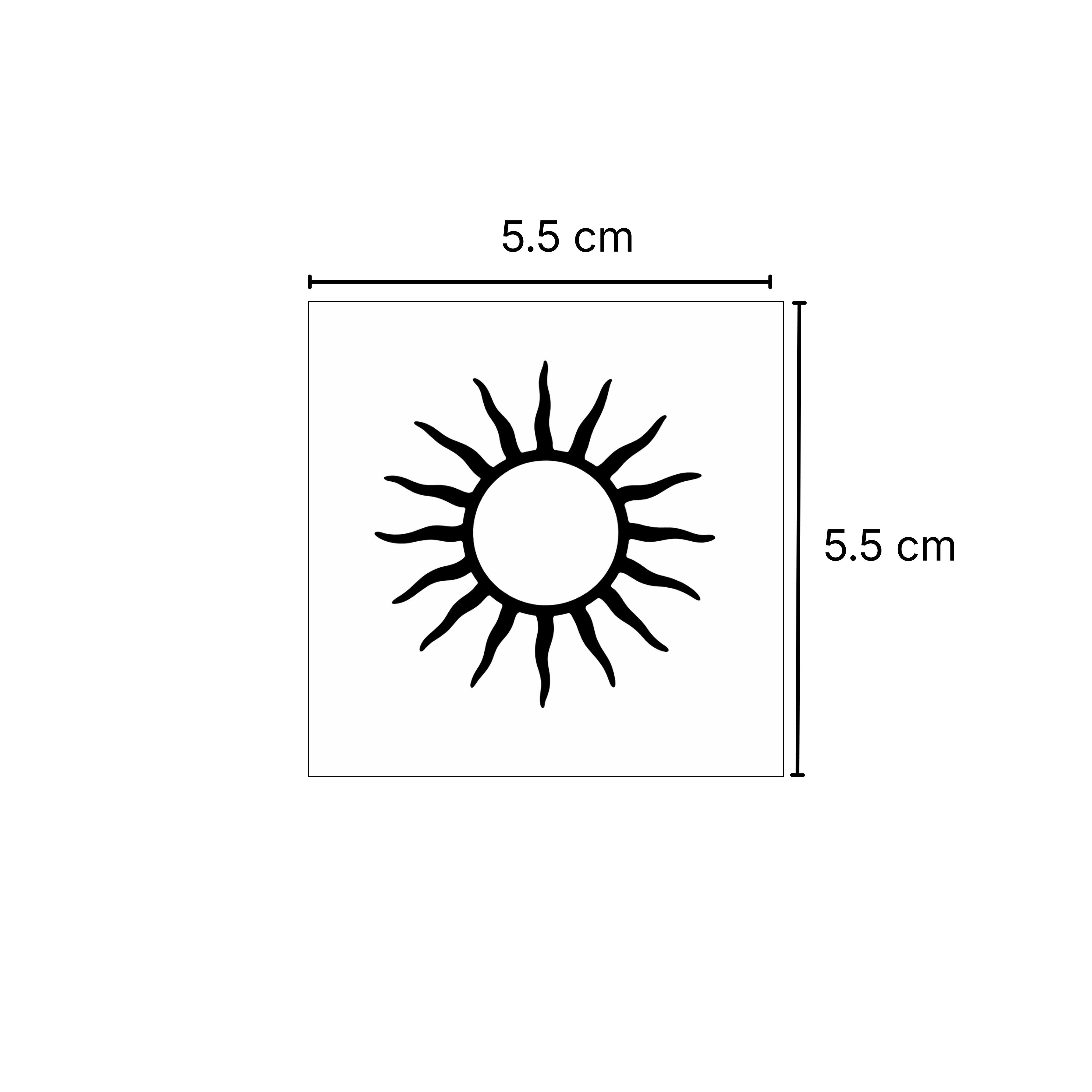 Sol – Tatuaje Semi permanente