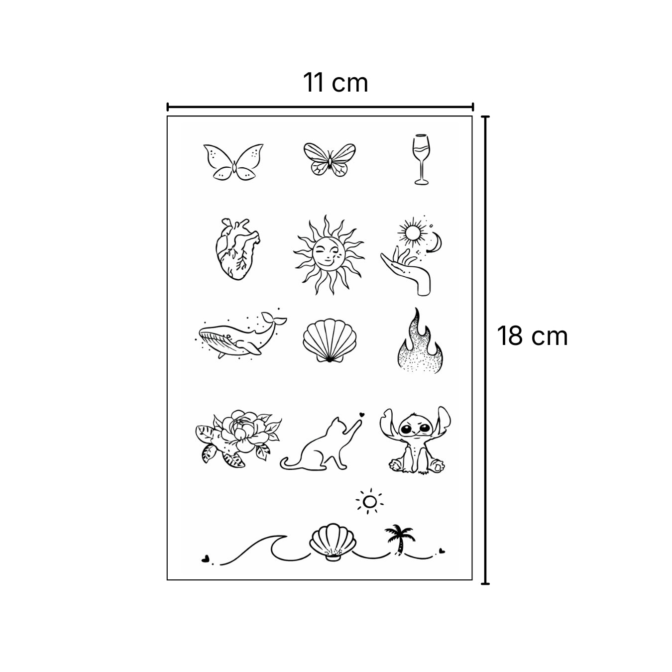 Elementos gráficos – Tatuaje Semi Permanente