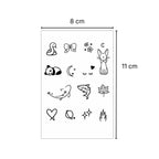 (14 tatuajes) Animales tiernos – Tatuaje Semi Permanente