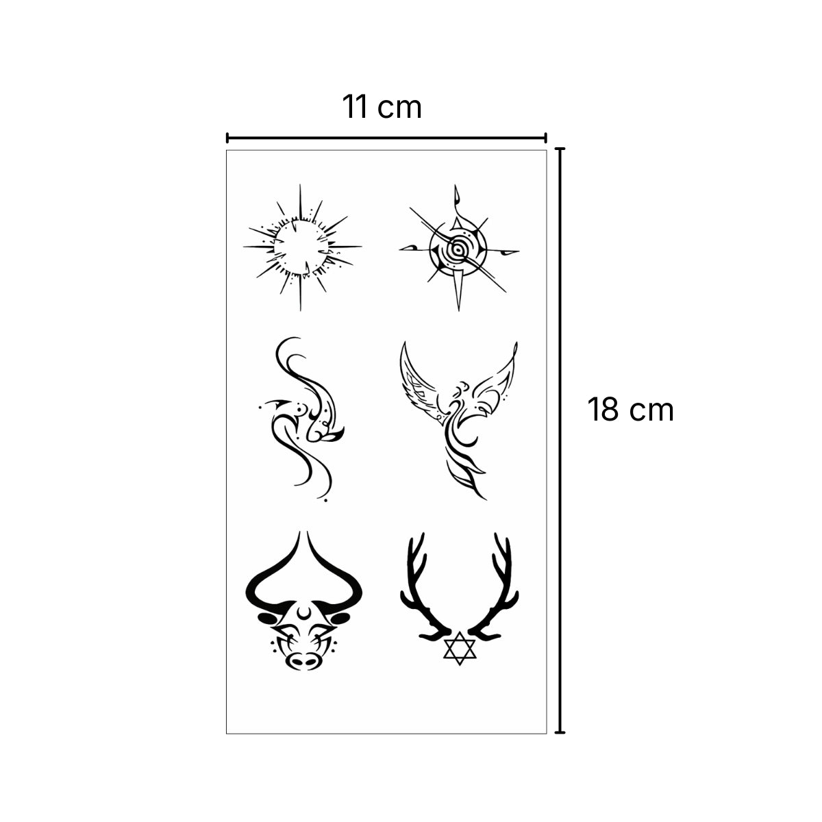 Animales ancestrales – Tatuaje Semi Permanente