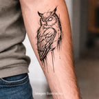 Búho – Tatuaje Semi permanente
