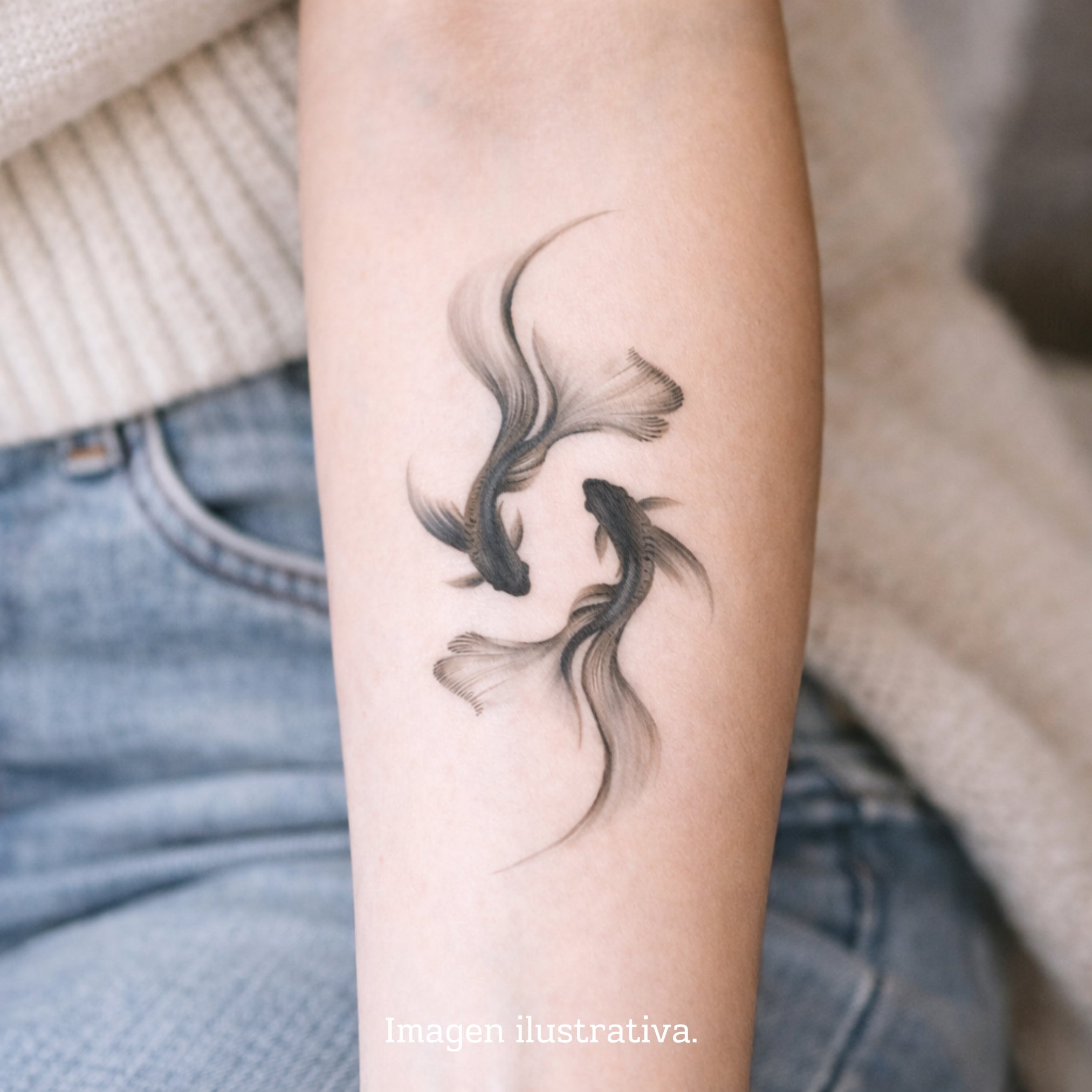 Peces Koi – Tatuaje Semi Permanente