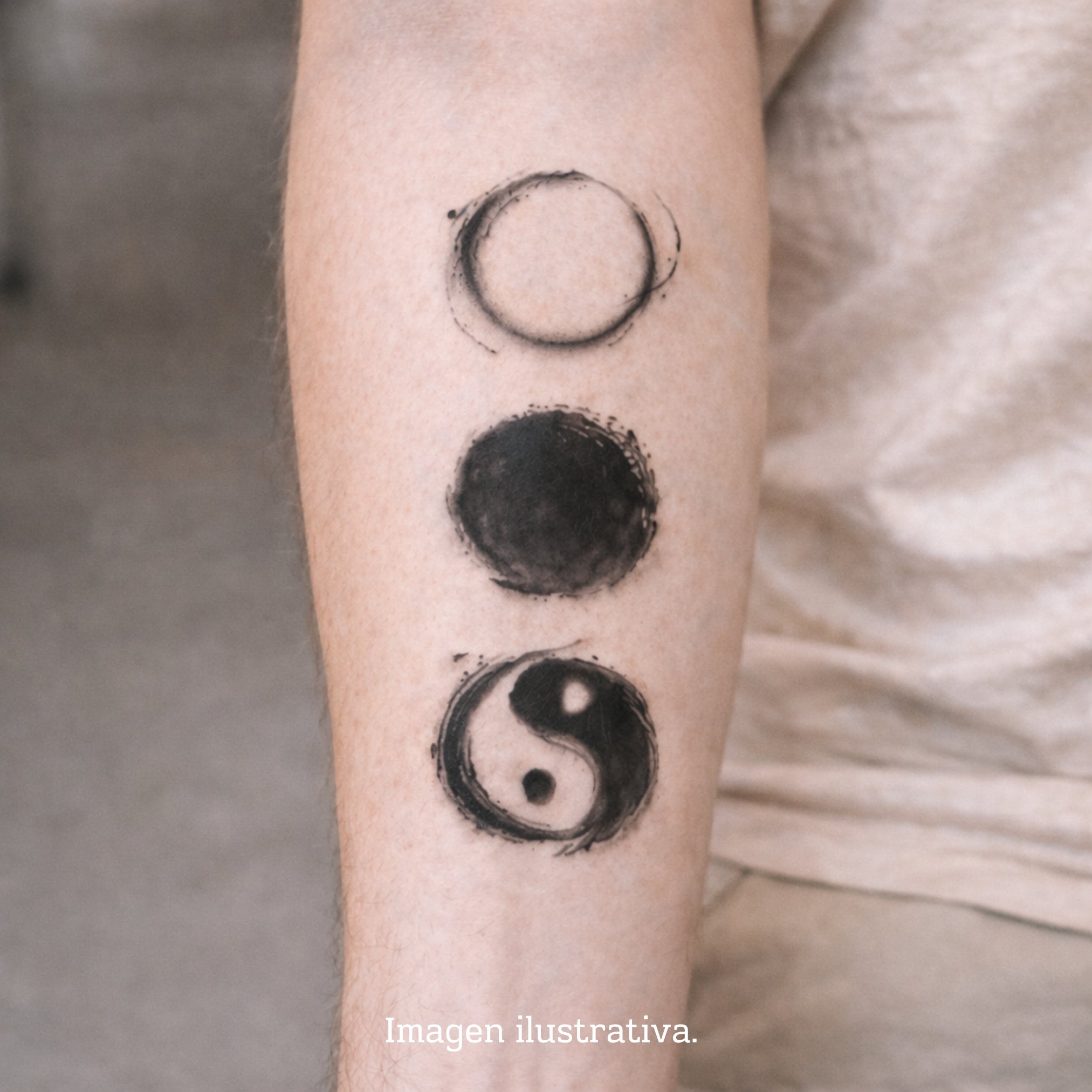 Yin y yang – Tatuaje Semi Permanente