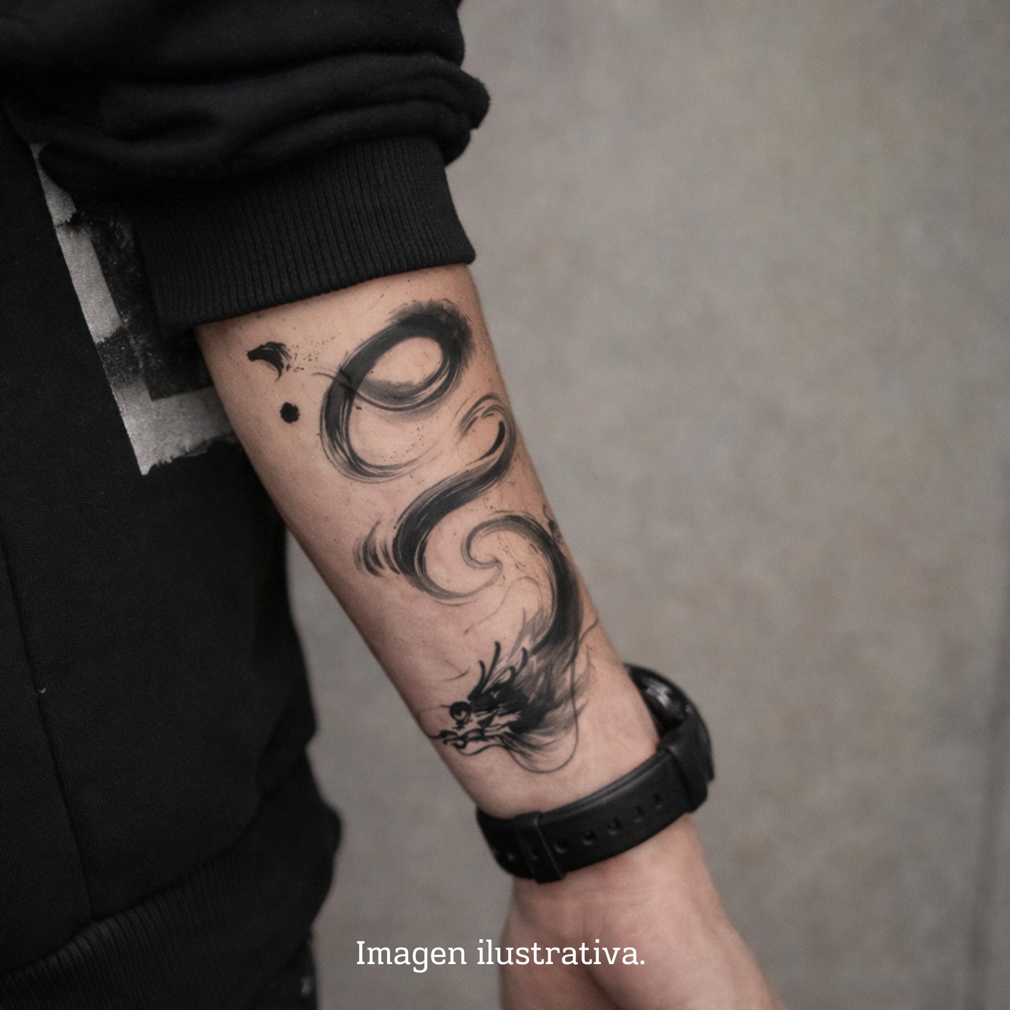 Dragón milenario – Tatuaje Semi Permanente