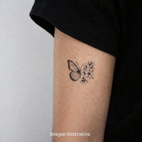 (12 tatuajes) Flores espirituales – Tatuaje Semi permanente