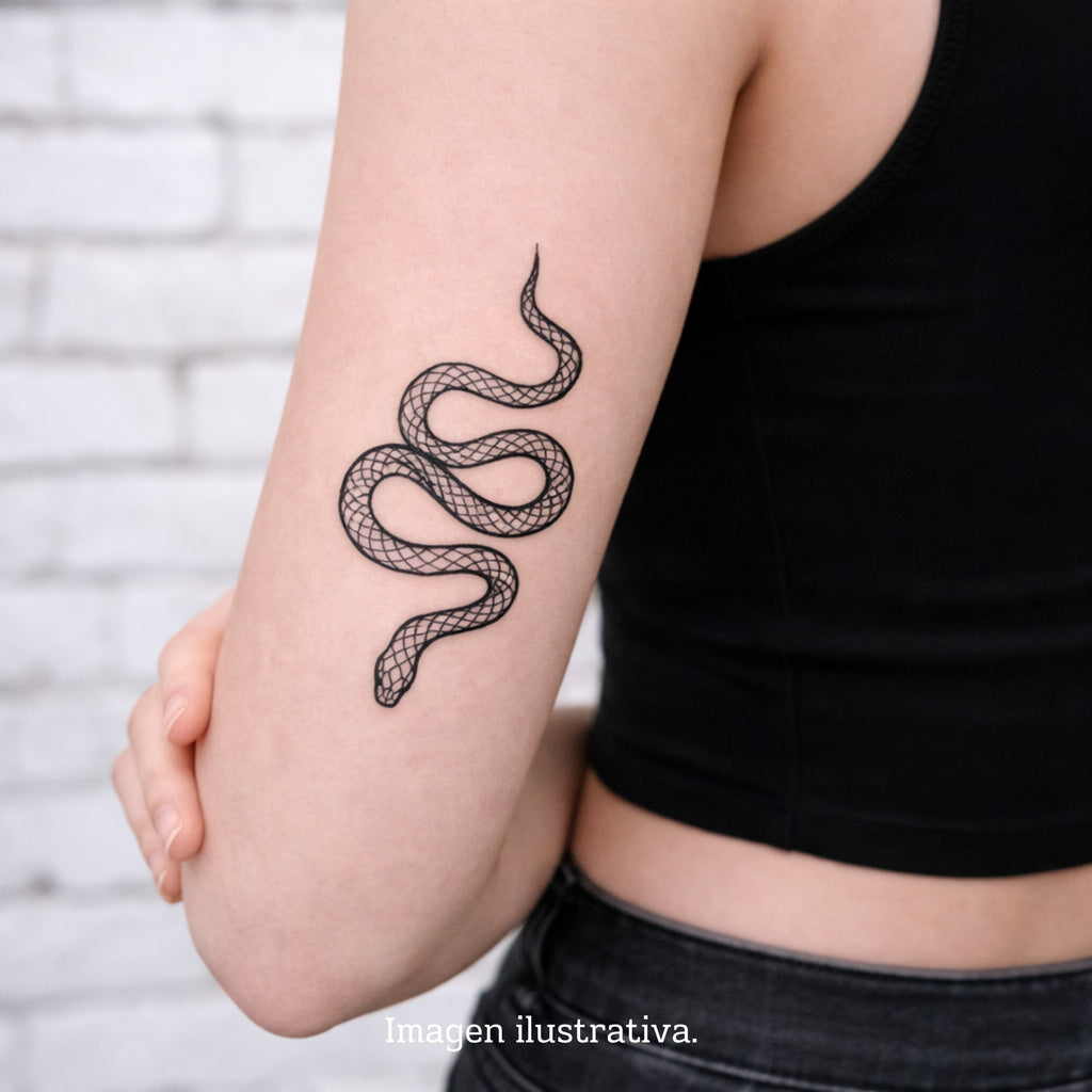 Serpiente – Tatuaje Semi Permanente