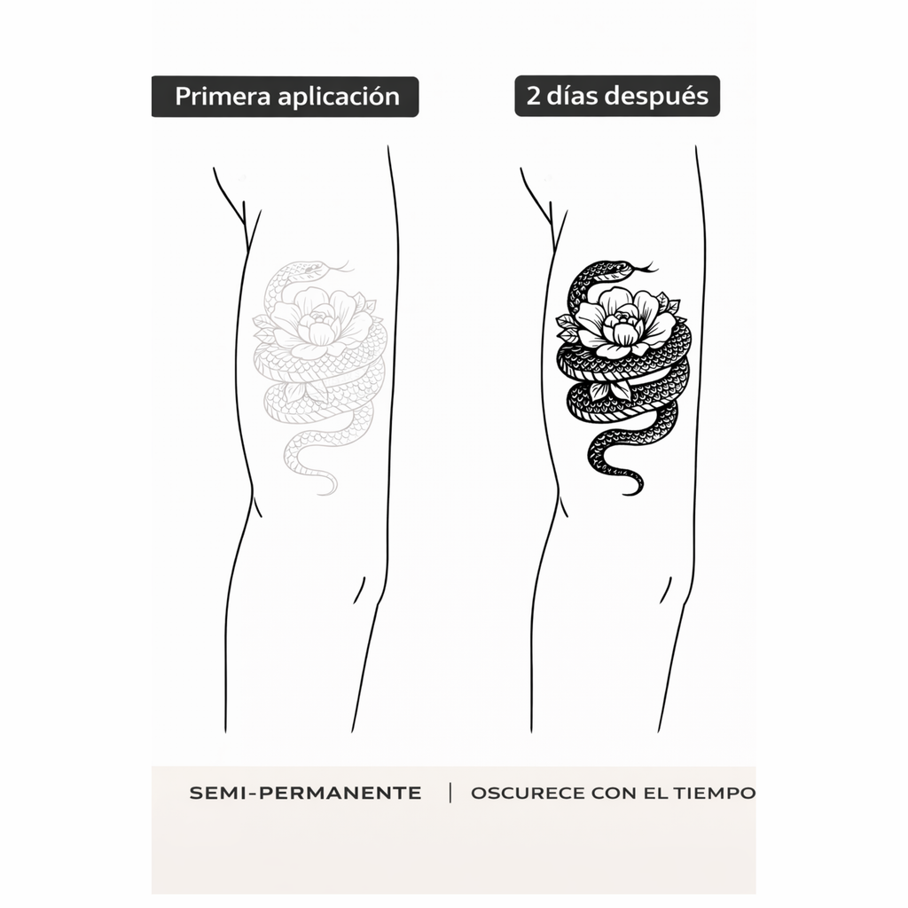 (10 tatuajes) Animales – Tatuaje Semi permanente